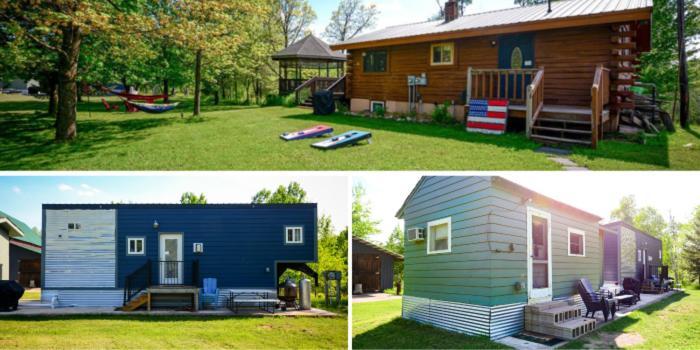 Cozy Cabin With Hottub At Cloverdale Cabins ฮินค์ลีย์ ภายนอก รูปภาพ